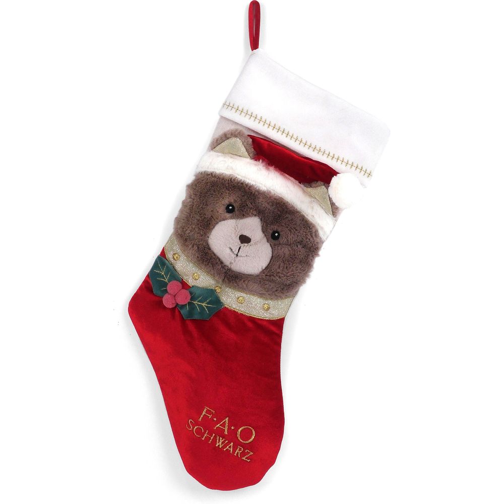 FAO Schwarz - Merry Kitty Stocking - Holiday