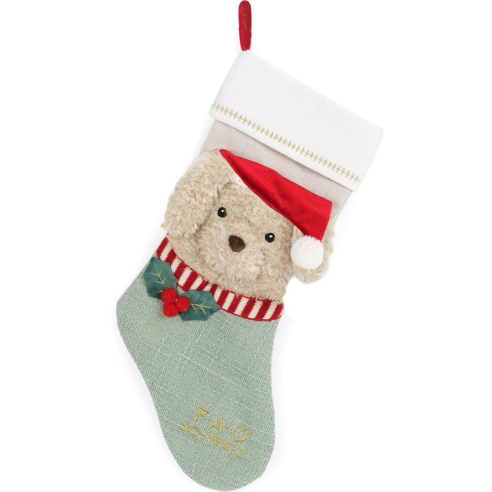 FAO Schwarz - Merry Puppy Stocking - Holiday