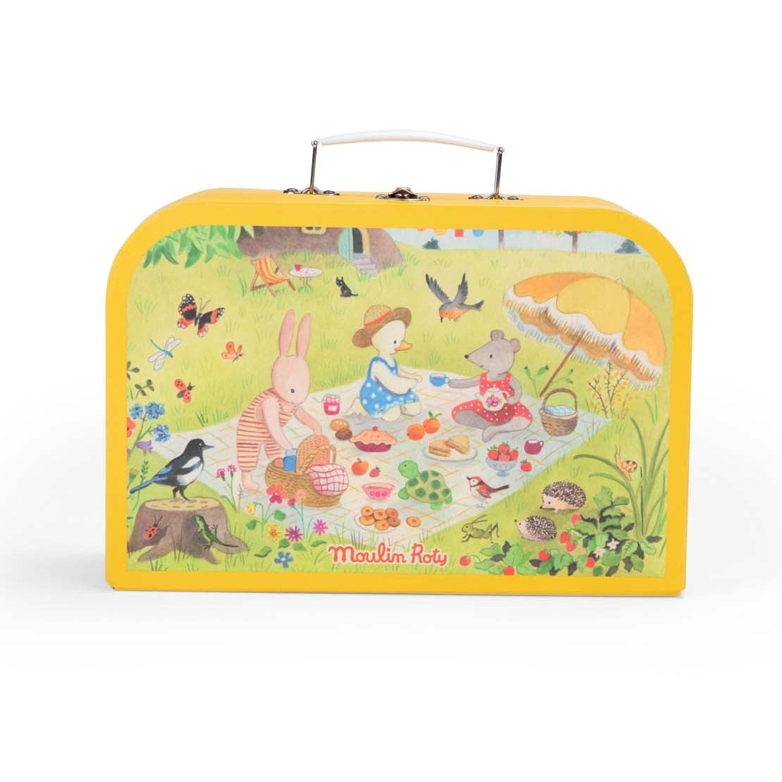 Moulin Roty - Metal Tea Set - The Big Family - Preschool