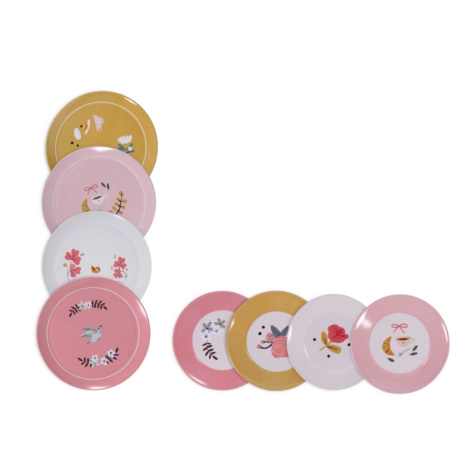 Moulin Roty - Metal Tea Set with Suitcase - The Parisiennes - Preschool