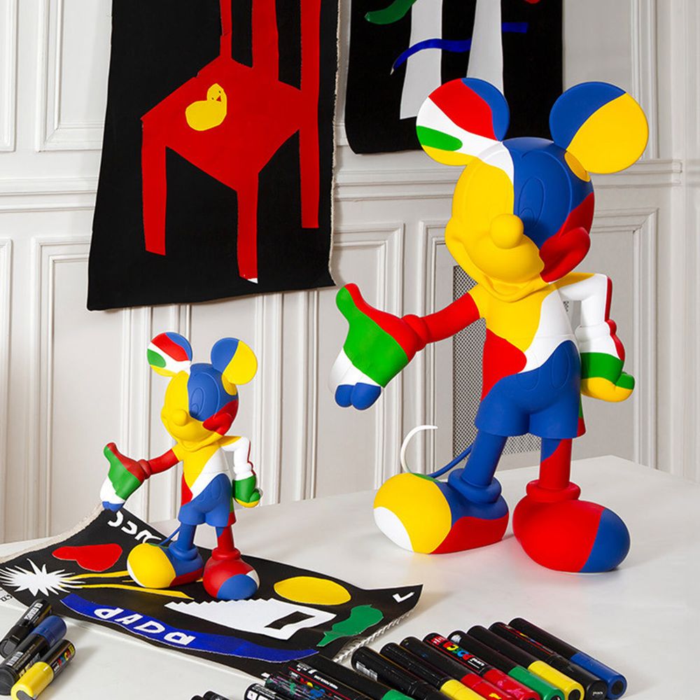 Leblon Delienne - Mickey Mouse 12" Kamo Jean-Charles de Castelbajac Figurine - Collectibles