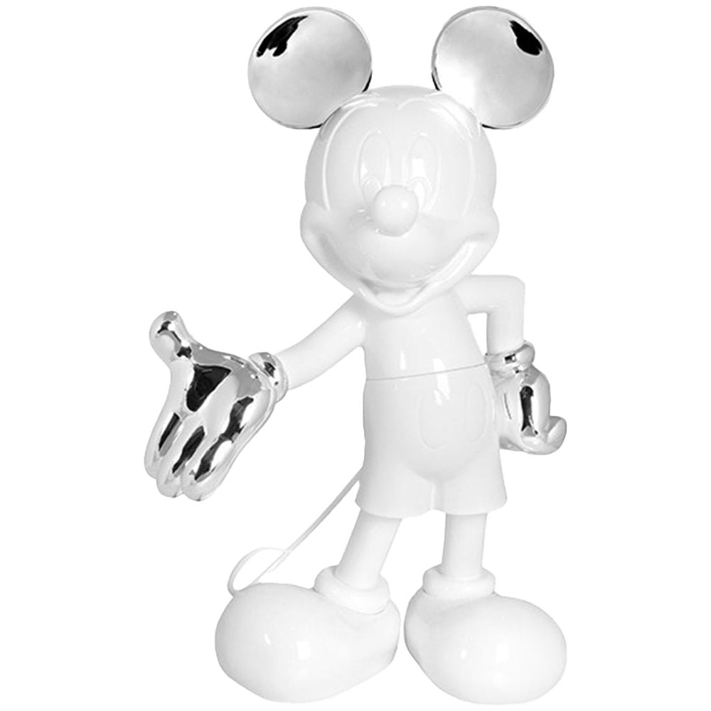 Leblon Delienne - Mickey Mouse 12" Welcome Studio Figurine - White & Silver - Collectibles
