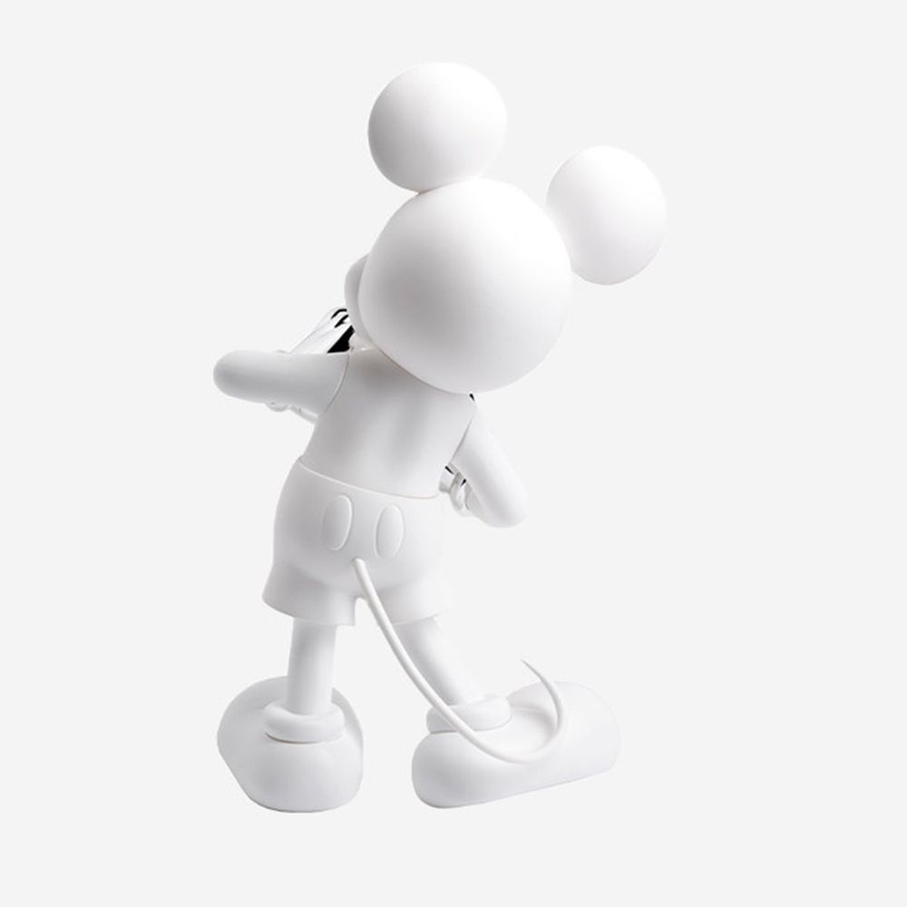 Leblon Delienne - Mickey Mouse With Love 12" Kelly Hoppen Figurine - White & Silver - Collectibles