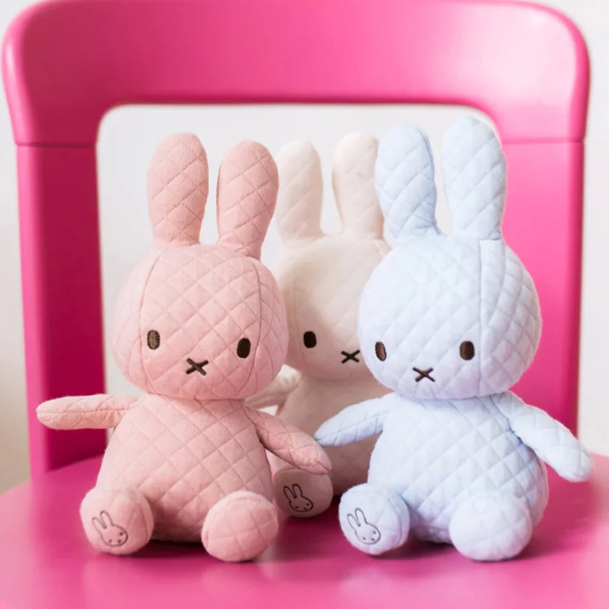 Bon Ton Toys - Miffy Blue Bonbon Sitting Plush in Giftbox - 9" - Plush