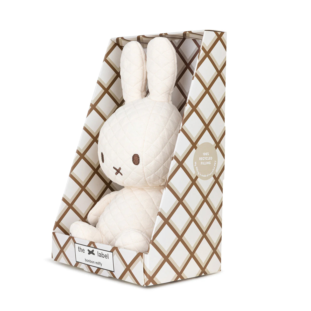 Bon Ton Toys - Miffy Cream Bonbon Sitting Plush in Giftbox - 9" - Plush