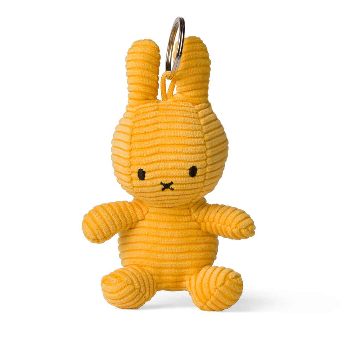 Bon Ton Toys - Miffy ECO Corduroy 4" Keychain - Yellow - Plush