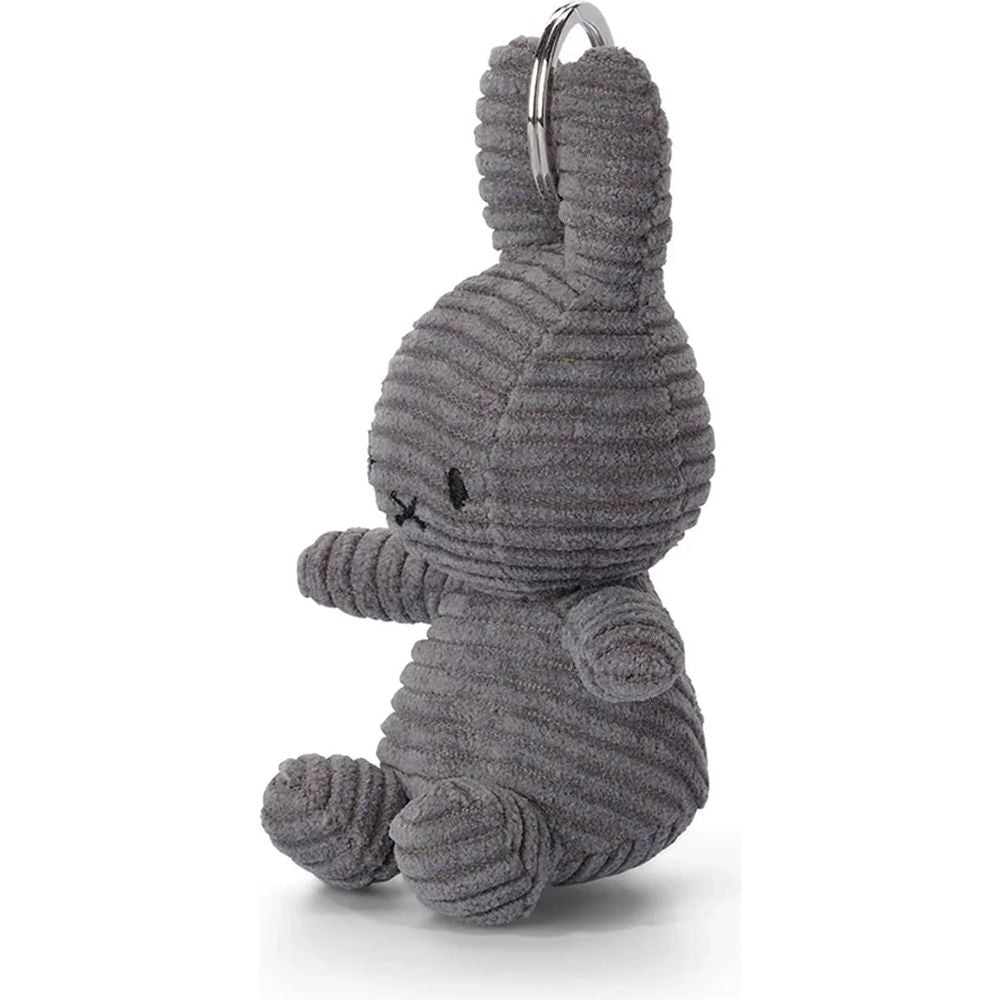 Bon Ton Toys - Miffy ECO Corduroy Keychain - Grey - Plush
