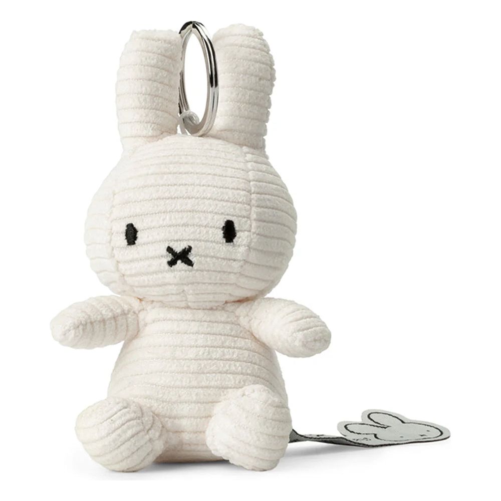 Bon Ton Toys - Miffy ECO Corduroy Keychain - Off White - Plush
