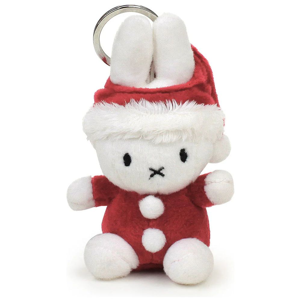 Bon Ton Toys - Miffy Santa Keychain - Plush