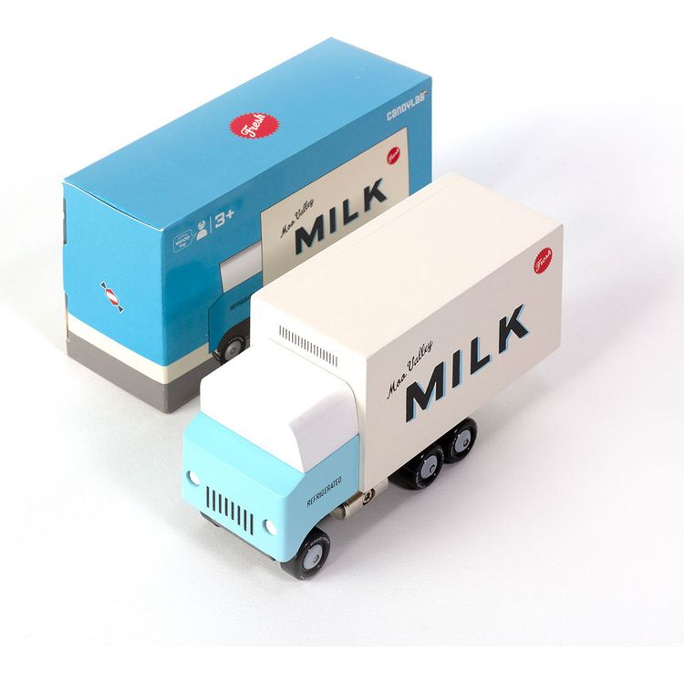 Candylab - Milk Truck Toy Car - Vehicles