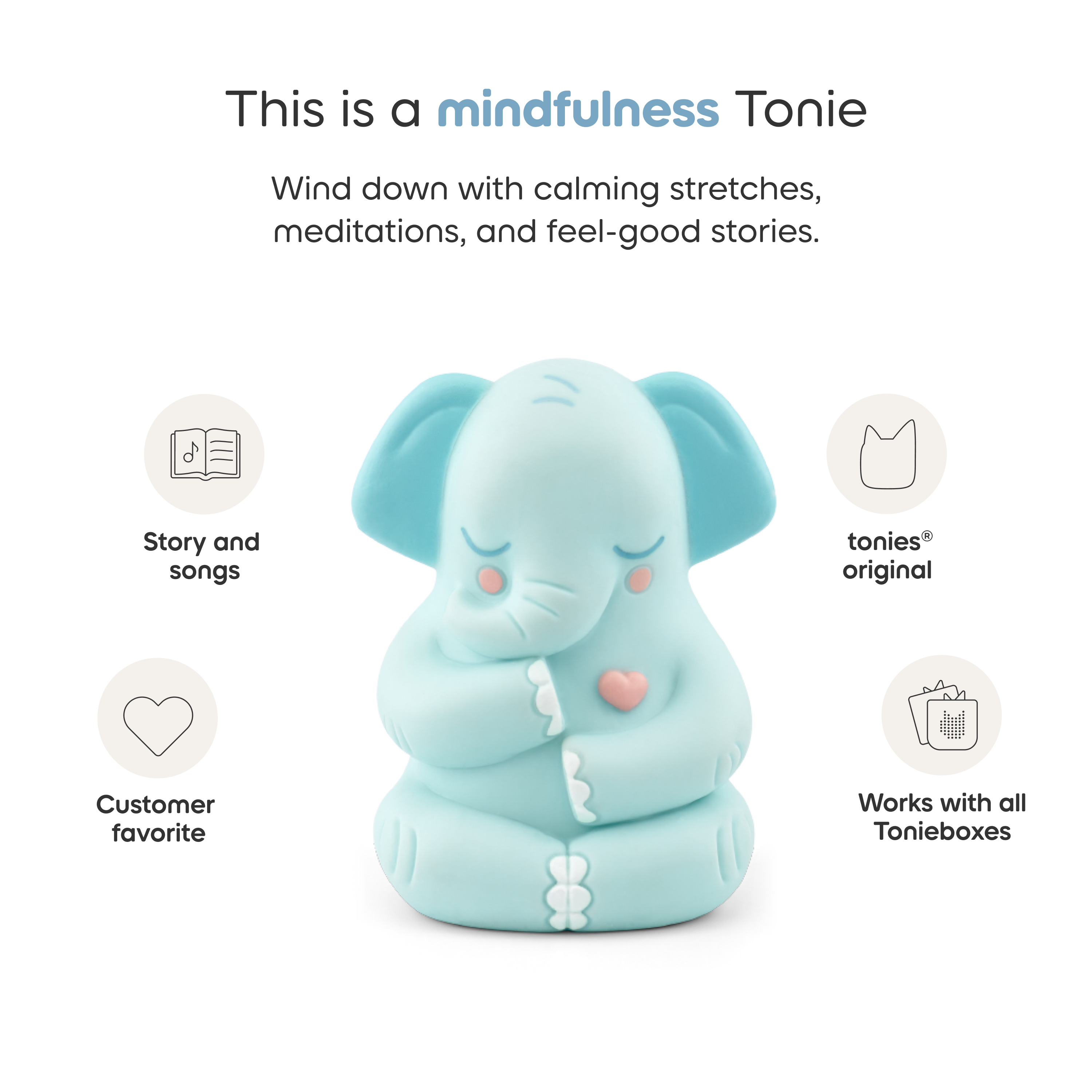 Tonies - Mindfulness: Affirmations with Greta the Elephant Tonie - Electronics