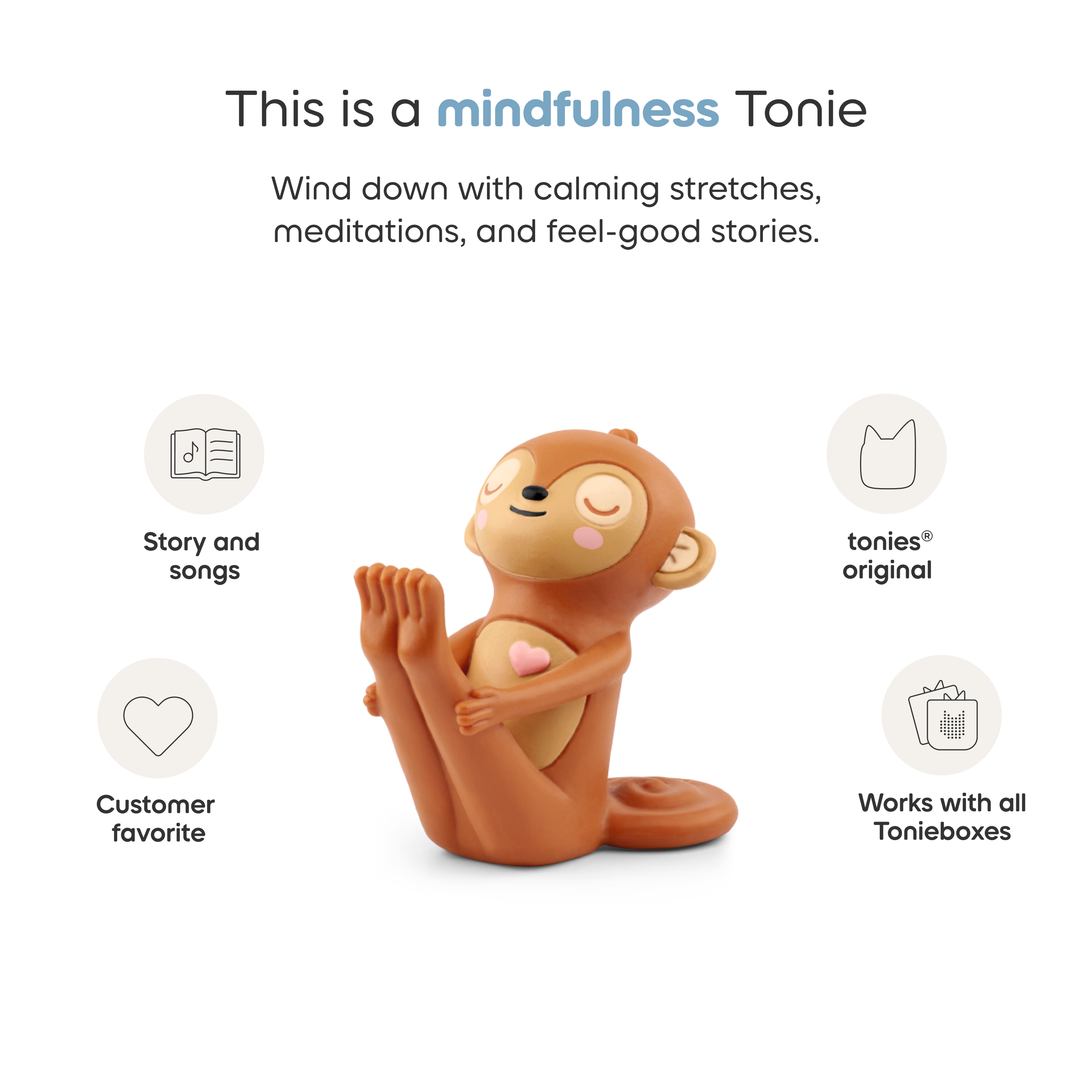 Tonies - Mindfulness: Movement with Marty the Monkey Tonie - Electronics