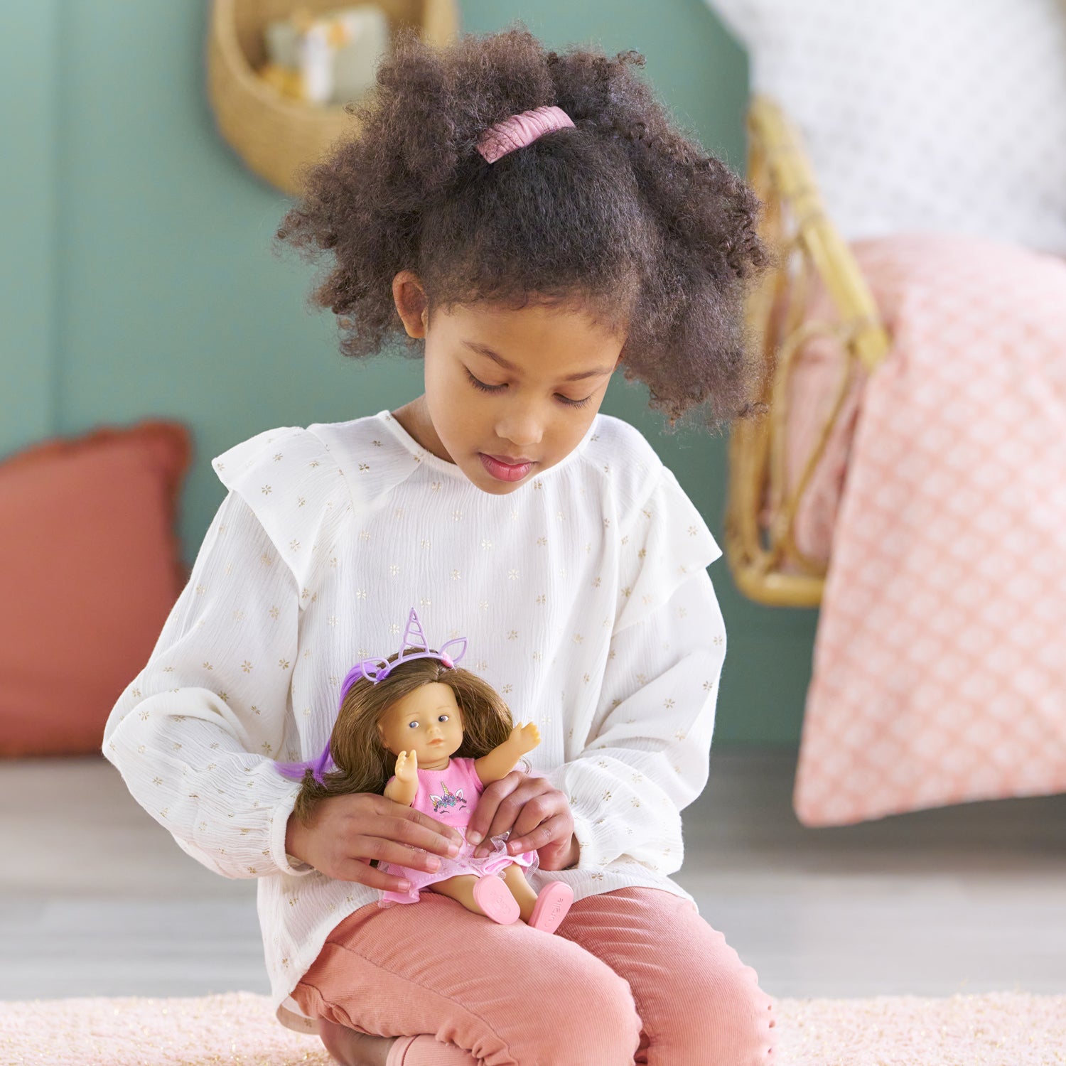 Corolle - Mini Corolline Romy Unicorn 8" Doll Set - Dolls