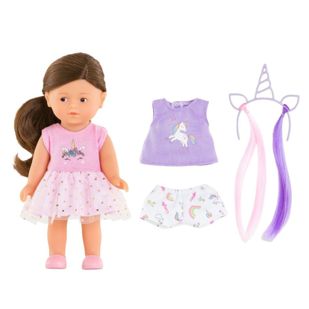 Corolle - Mini Corolline Romy Unicorn 8" Doll Set - Dolls