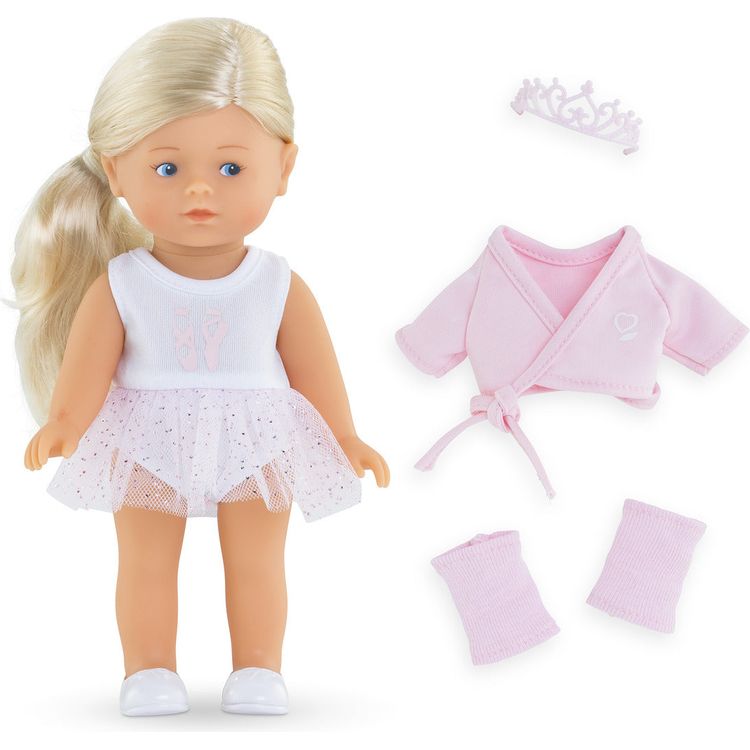 Corolle - Mini Corolline Rosy Ballerina 8" Doll Set - Dolls