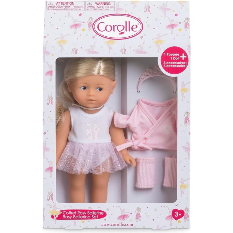 Corolle - Mini Corolline Rosy Ballerina 8" Doll Set - Dolls