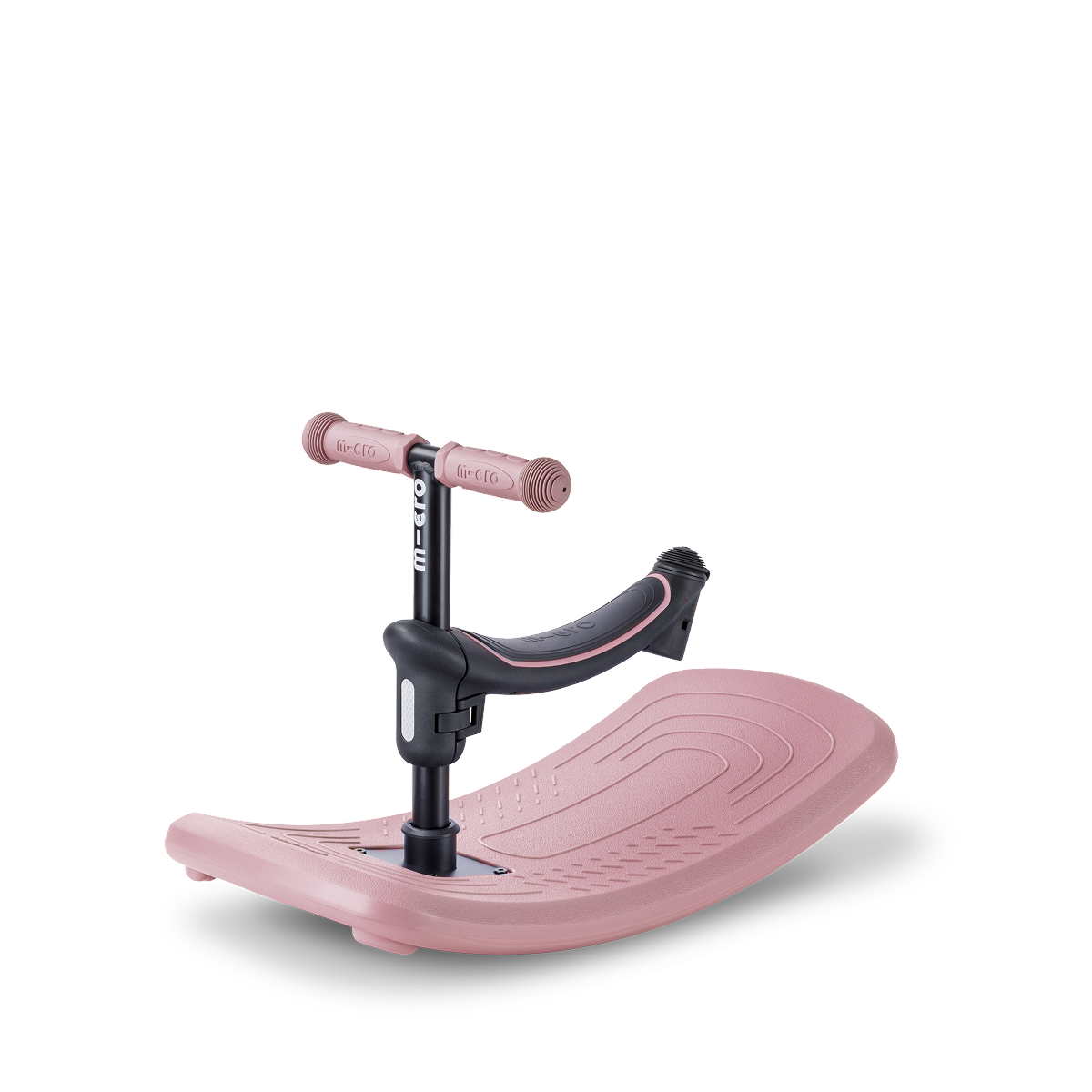 Micro Kickboard - Mini Deluxe Rock & Go LED Scooter - Dusty Rose - Outdoor
