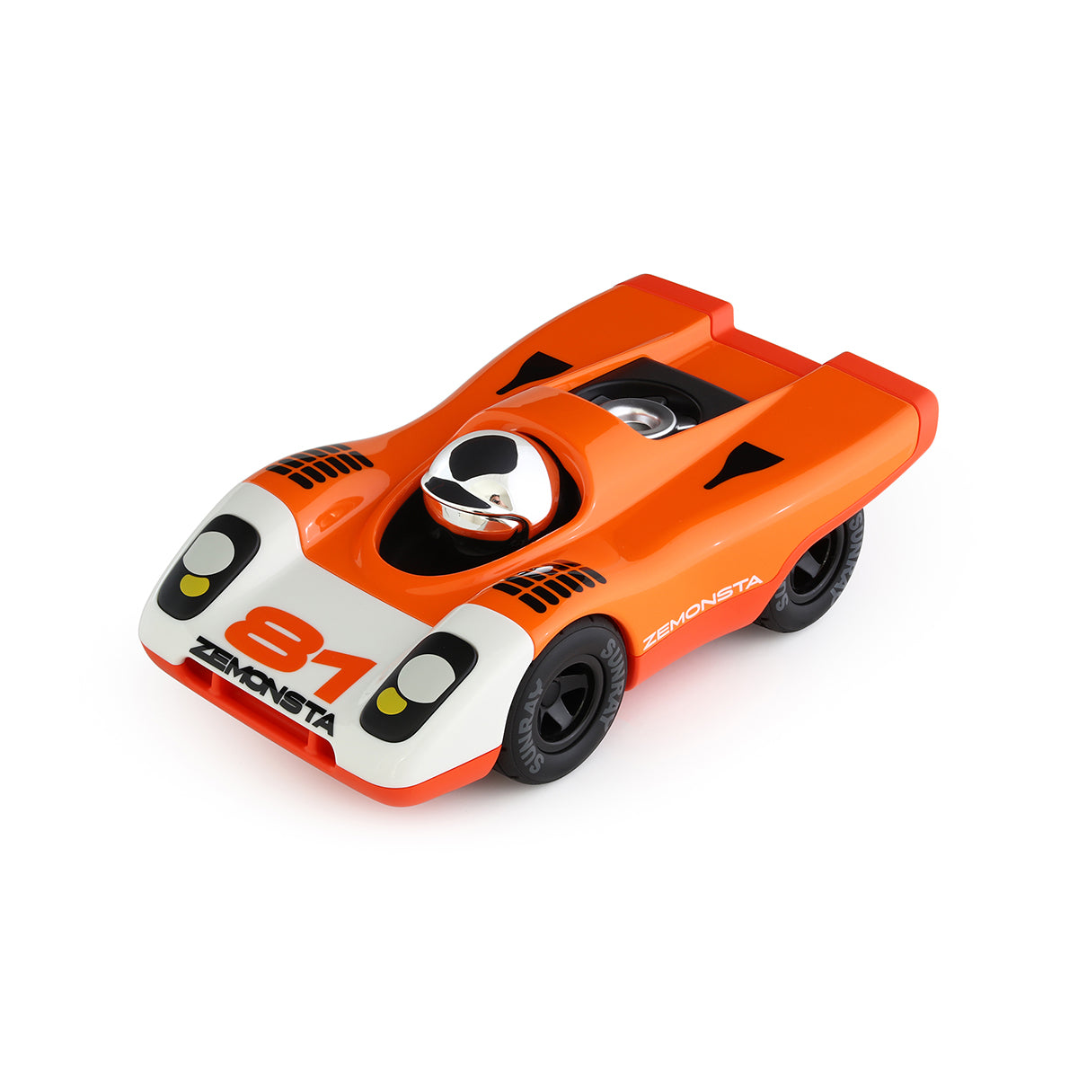 Playforever - Mini Zemonsta Egon Toy Car - Orange - Vehicles