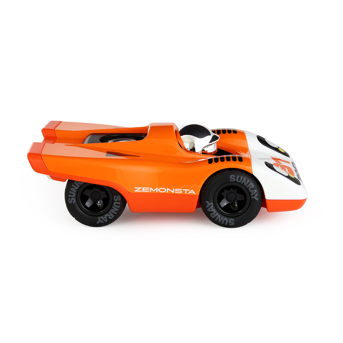 Playforever - Mini Zemonsta Egon Toy Car - Orange - Vehicles