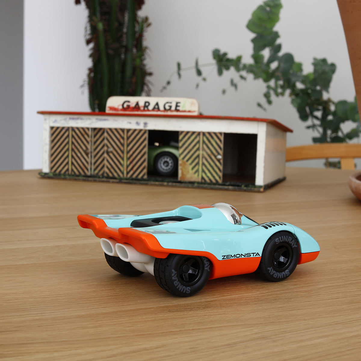 Playforever - Mini Zemonsta Klaus Toy Car - Blue/Orange - Vehicles