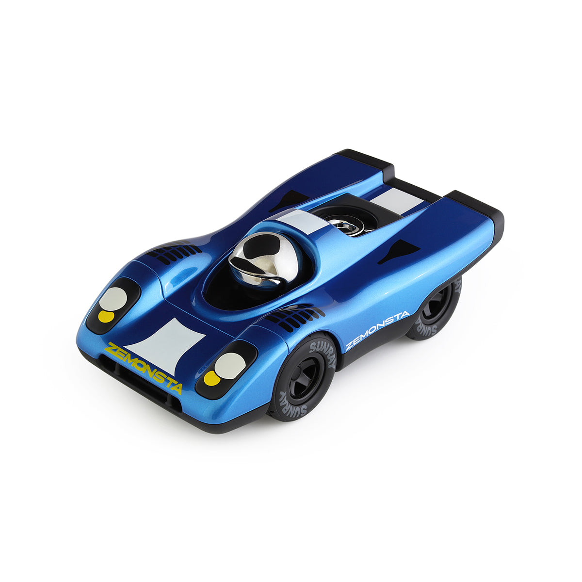 Playforever - Mini Zemonsta Toy Car - Hans Blue - Vehicles
