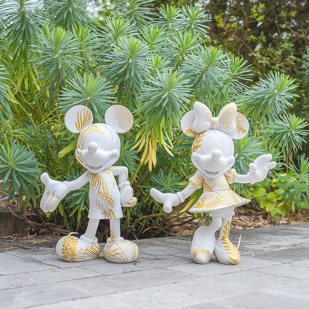 Leblon Delienne - Minnie Mouse 12" Star Style Martyn Lawrence Bullard Figurine - White & Gold - Collectibles