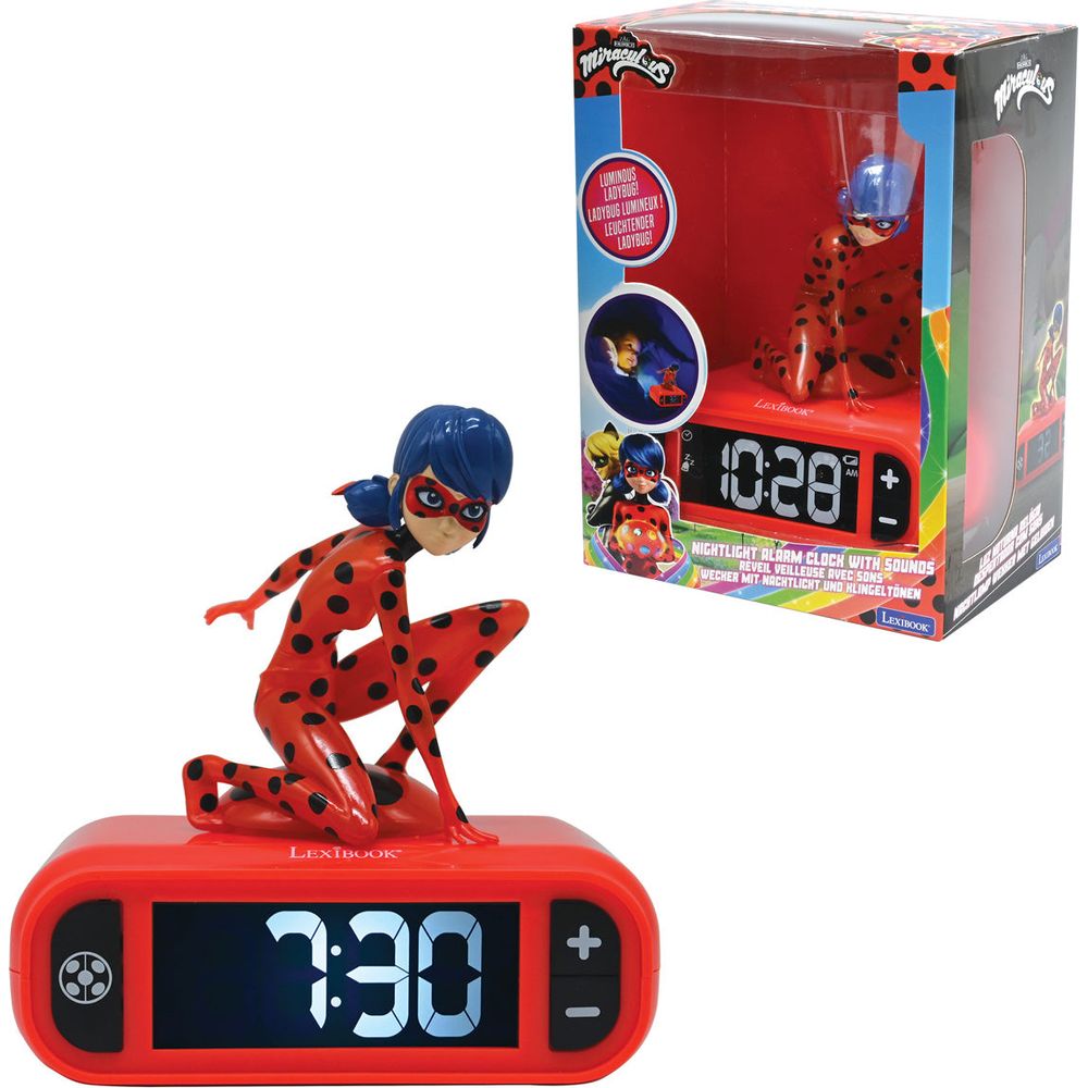 Miraculous - Miraculous Light Character Radio Alarm Clock - Preschool