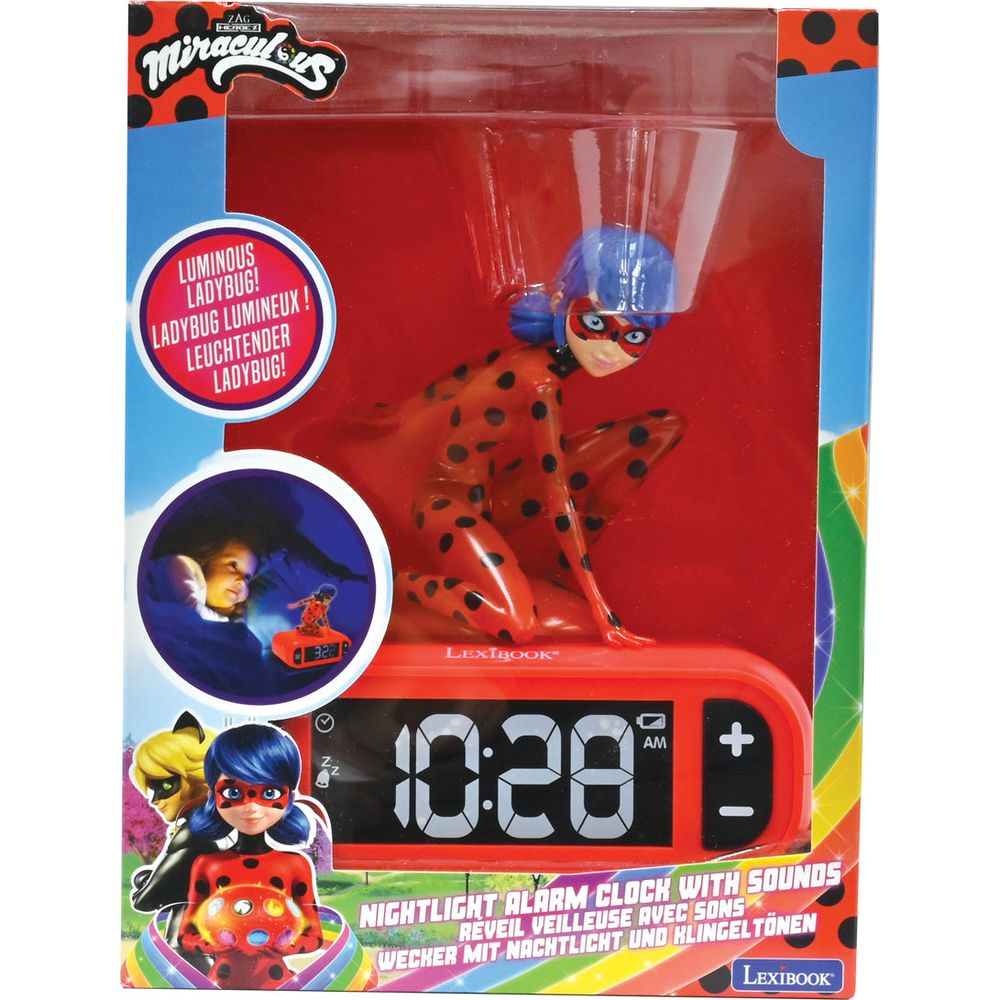 Miraculous - Miraculous Light Character Radio Alarm Clock - Preschool