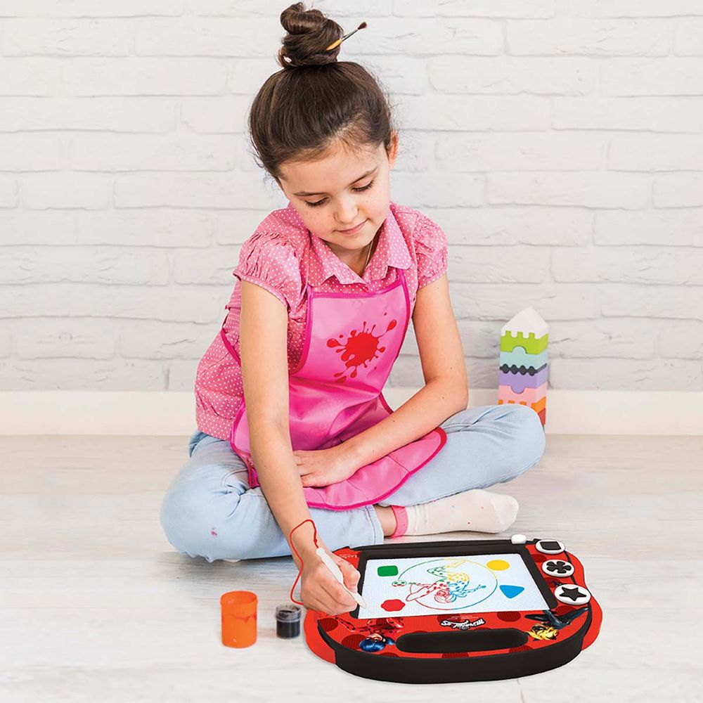Miraculous - Miraculous Magnetic Multicolor Drawing Board with Accessories - Preschool