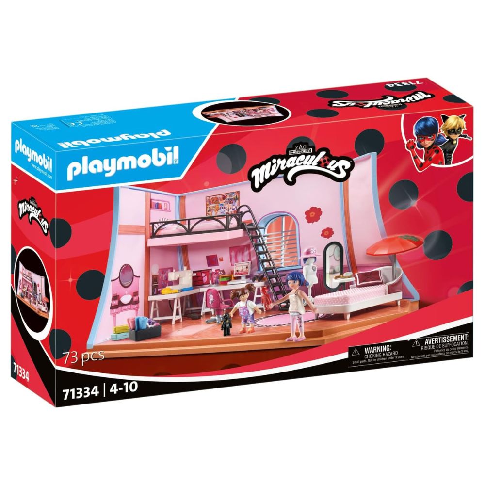 Playmobil - Miraculous: Marinette's Loft Playset - Preschool