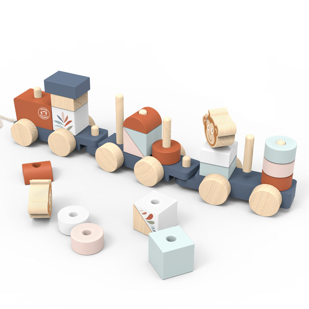 Speedy Monkey - Monkey Stacking Train - Infants
