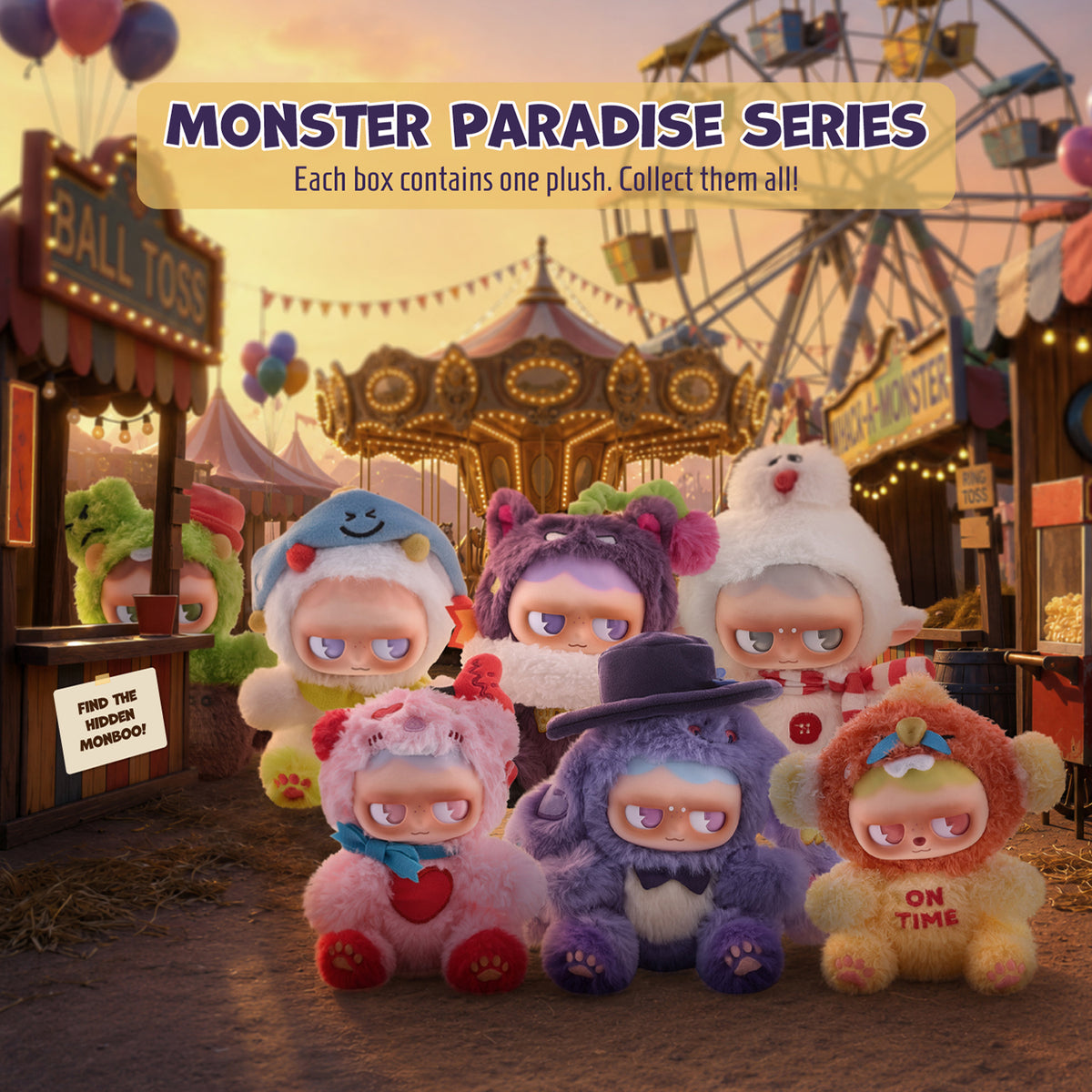 Battat Blind Boxes - Monster Paradise Plush Blind Box - Collectibles