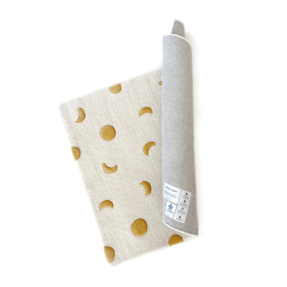 Maison Deux - Moon Rug - Cream & Gold - Room Decor