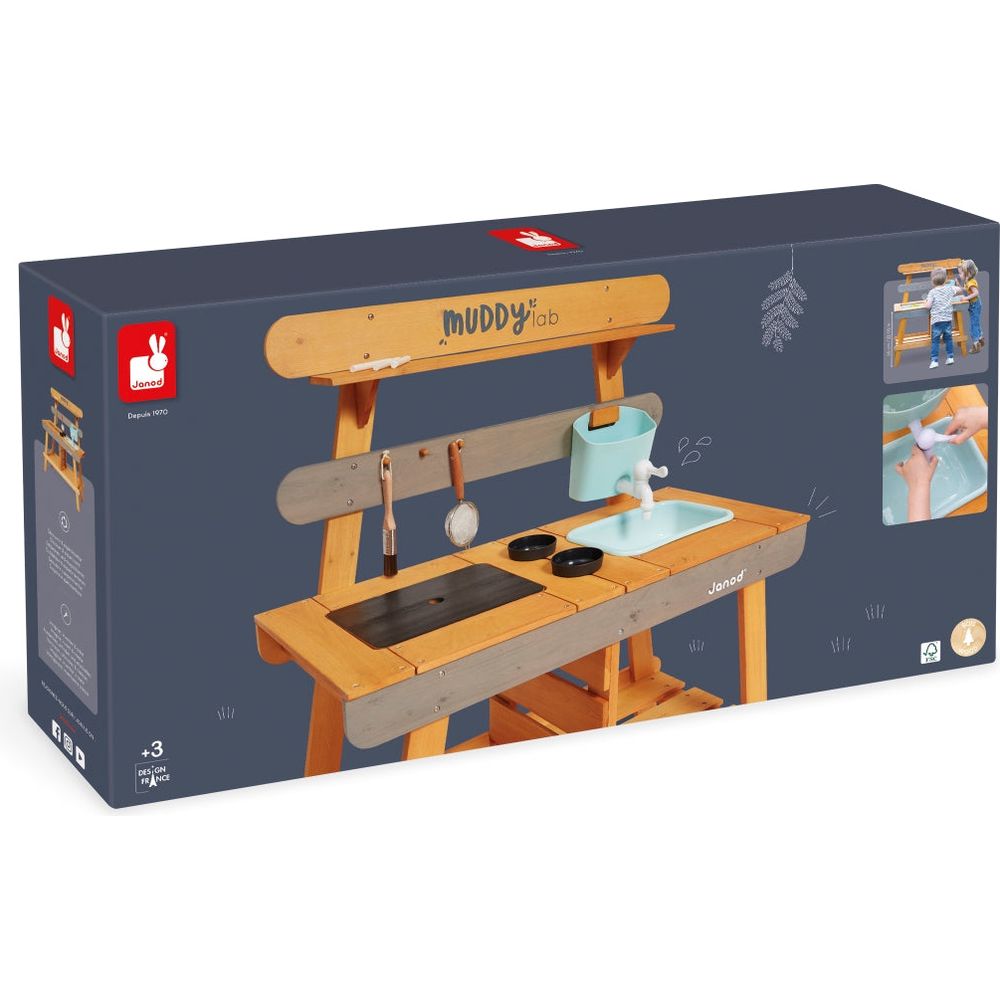 Janod - Muddy Lab - Outdoor Kitchen - Preschool