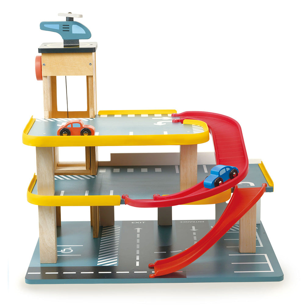 Mentari - Multi-Level Garage Playset with Lift - Preschool