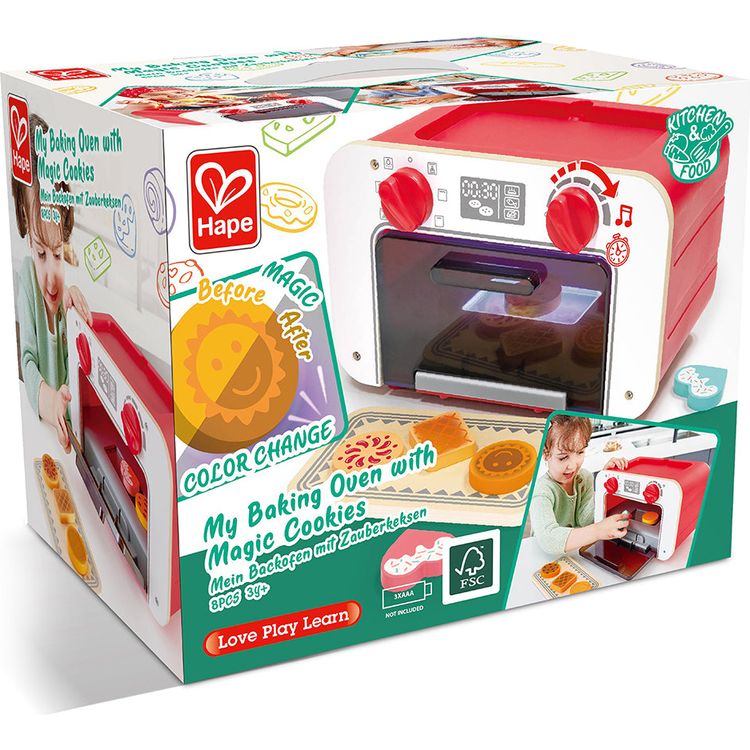 Hape - My Baking Oven with Color Changing Cookies - Preschool