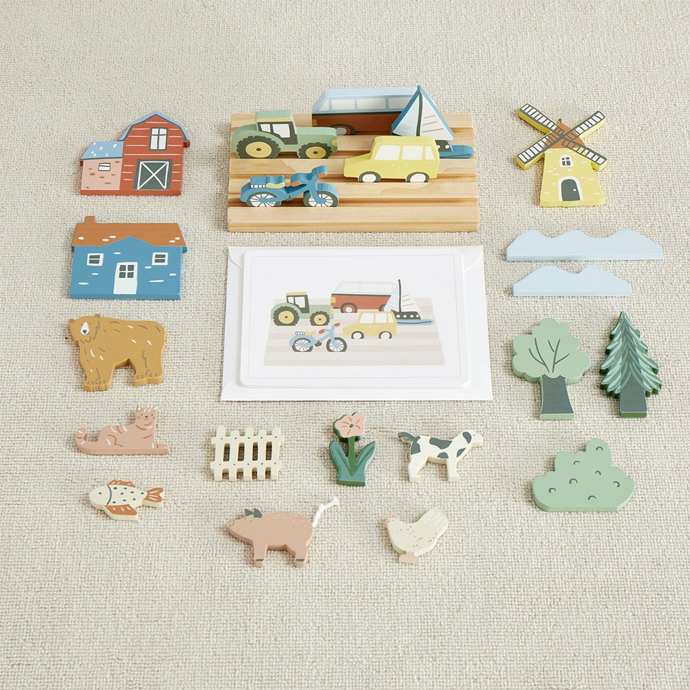 Wonder & Wise - My Town Picture Matching Game - Preschool