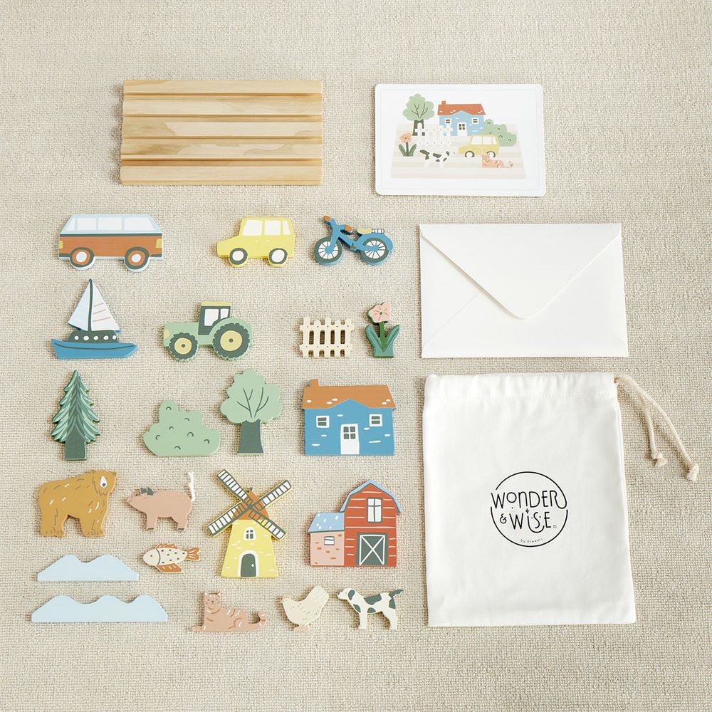 Wonder & Wise - My Town Picture Matching Game - Preschool