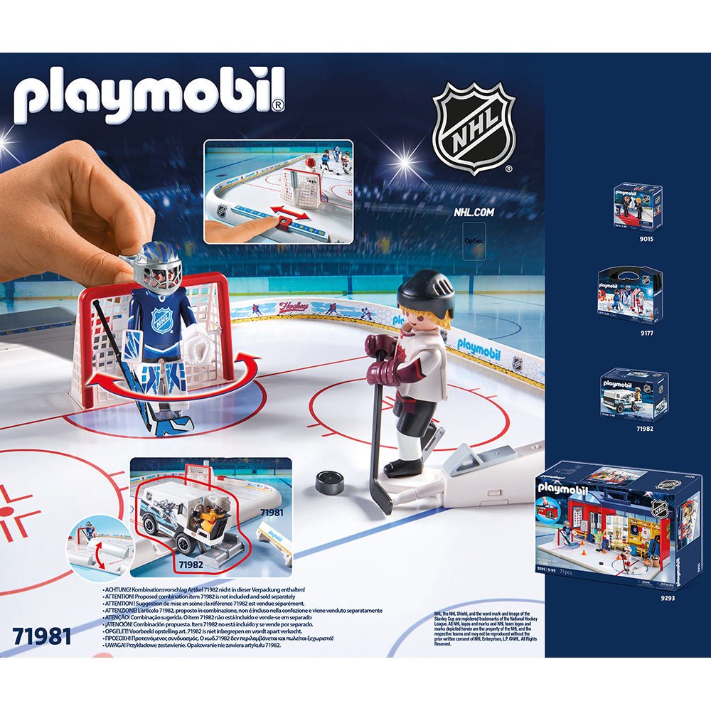 Playmobil - NHL Hockey Arena Playset - Preschool