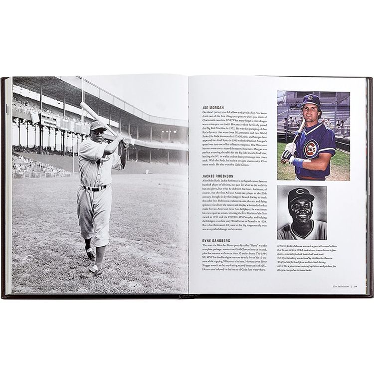 Graphic Image - National Baseball Hall of Fame Book Leather Edition - Books