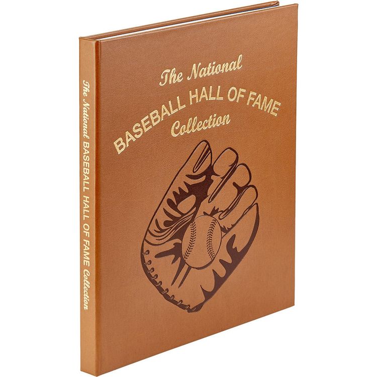 Graphic Image - National Baseball Hall of Fame Book Leather Edition - Books