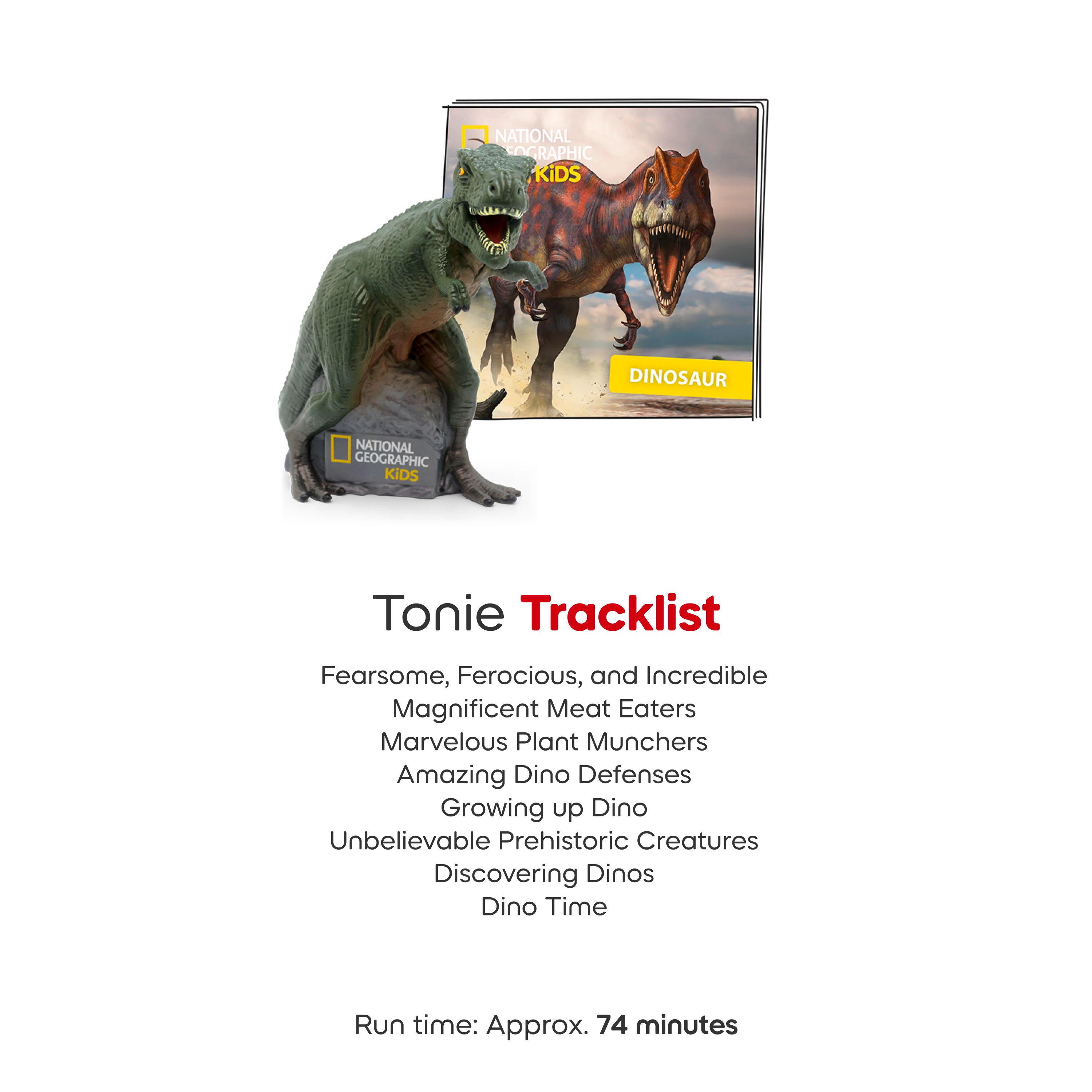 Tonies - National Geographic Kids: Dinosaur Tonie - Electronics