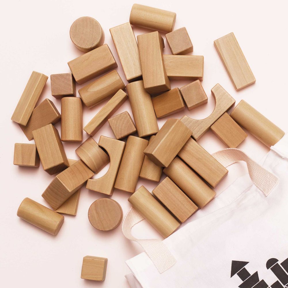 Le Toy Van - Natural Wood Building Blocks - Infants