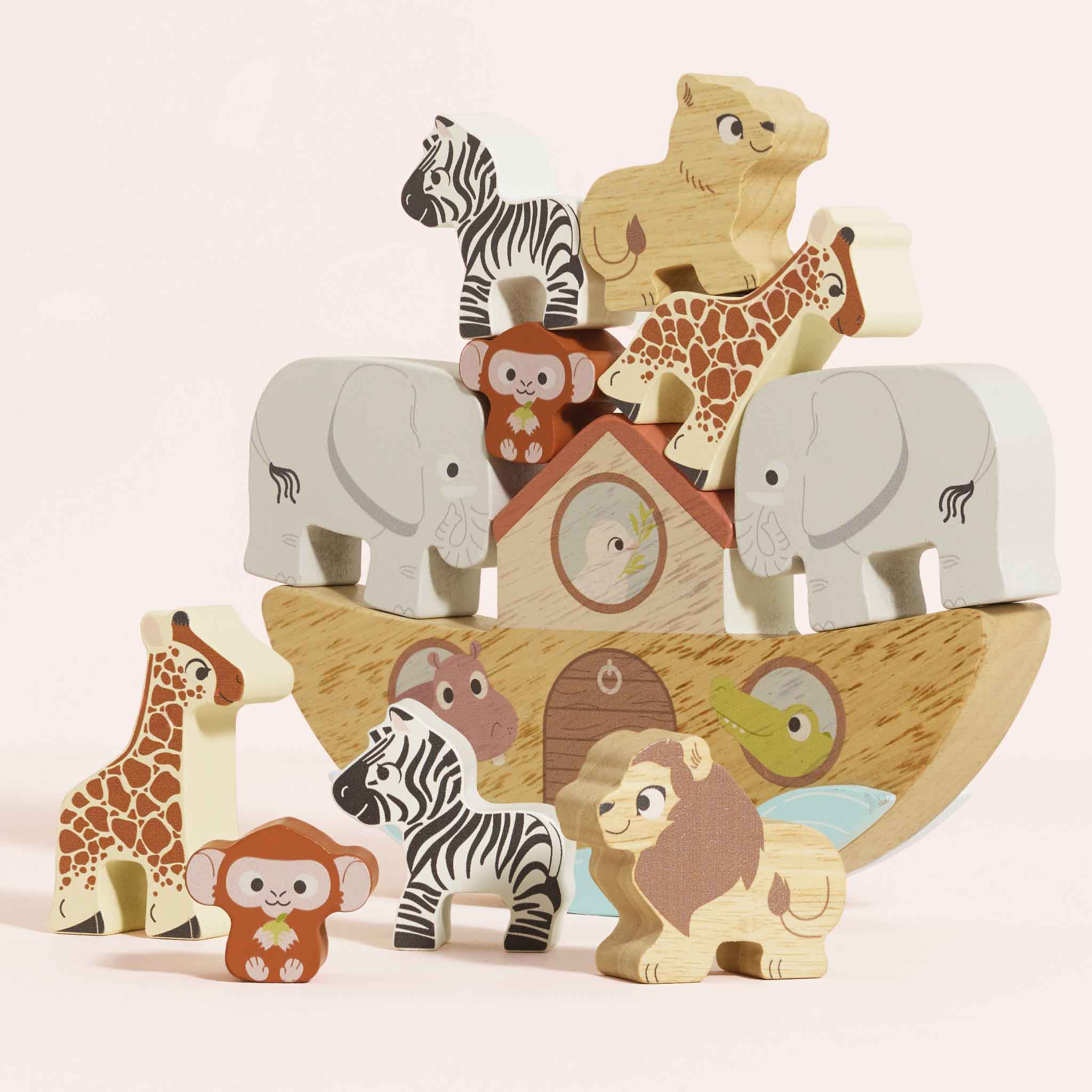 Le Toy Van - Noah's Balancing Ark Animal Stacker - Infants