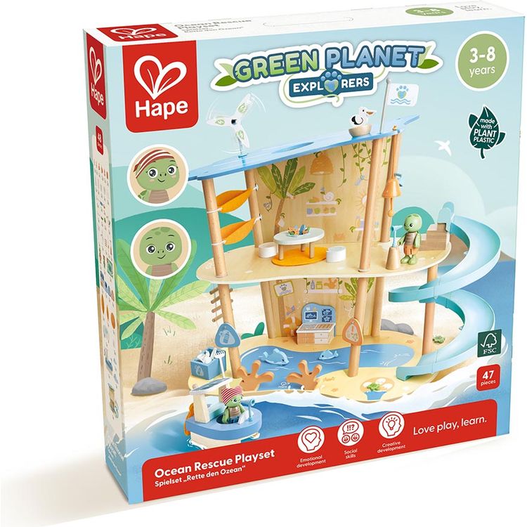 Hape - Ocean Rescue Playset - Preschool