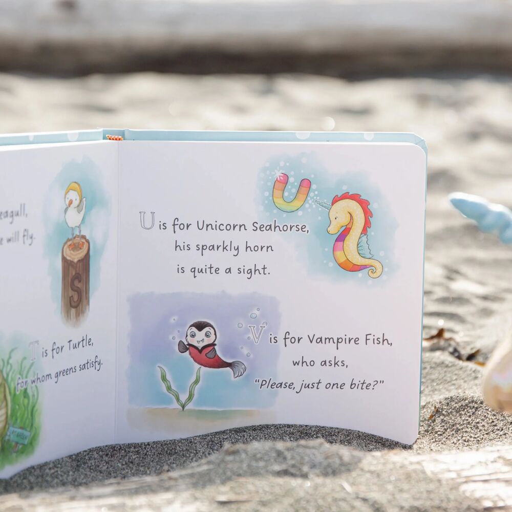 Bunnies By The Bay - Ocho the Octopus Plush & ABC by the Sea Book Bundle - Infants