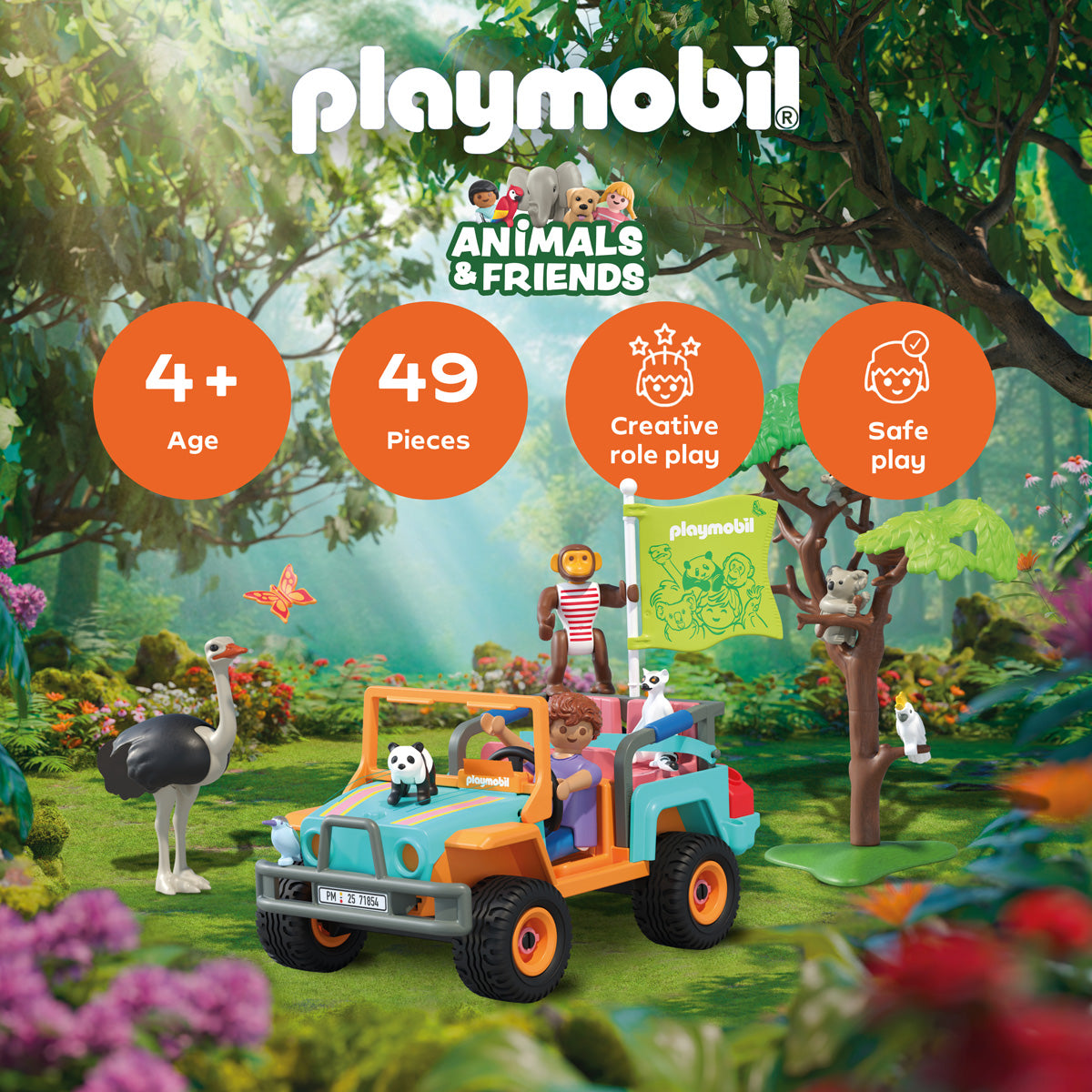 Playmobil - Off-Road Vehicle Playset - Preschool