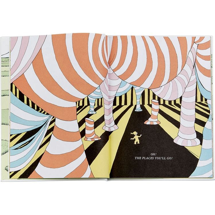 Graphic Image - "Oh The Places You'll Go" by Dr. Seuss Leather-Bound Book - Books