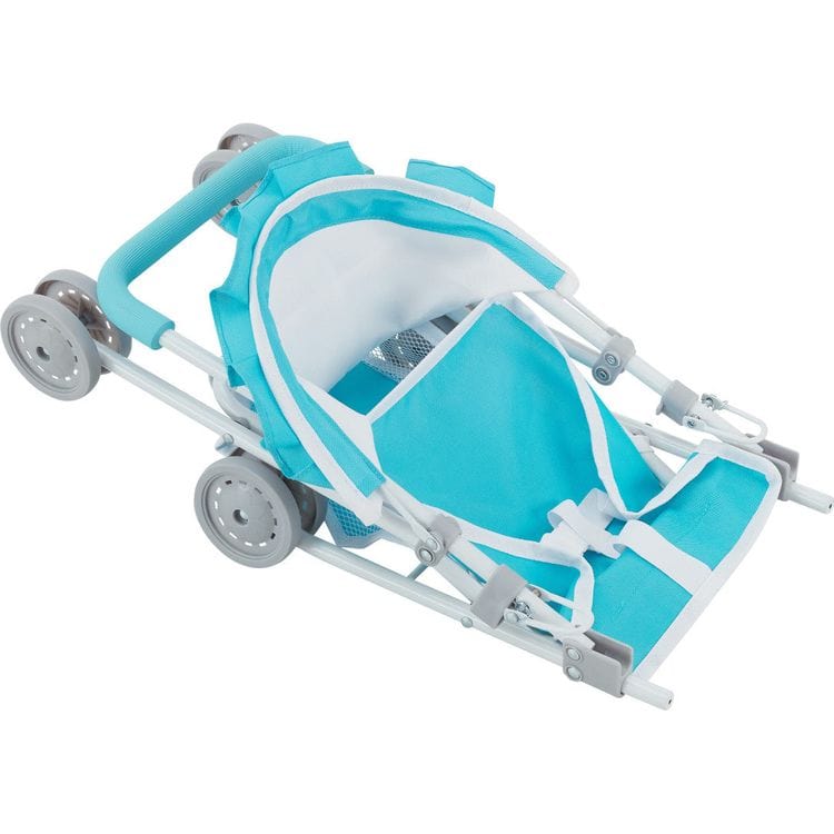 Teamson Kids - Olivia's Little World Baby Doll 3 Piece Nursery Set - Blue - Dolls