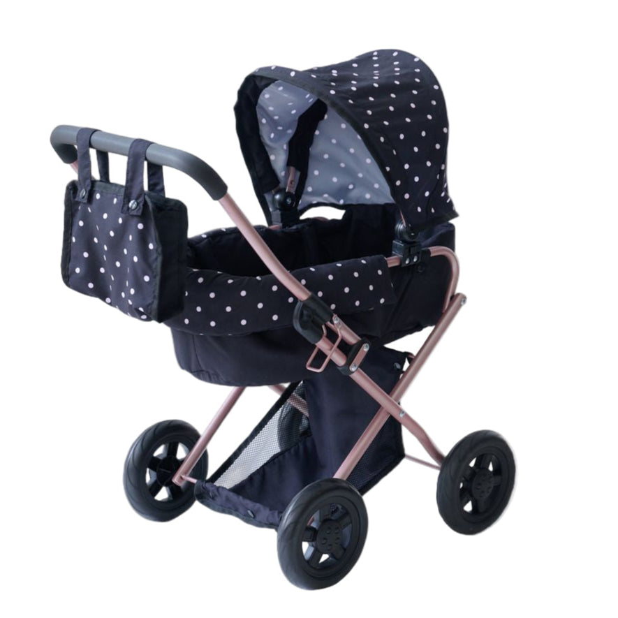 Teamson Kids - Olivia's Little World Pin Up Doll Classic Stroller with Removable Bassinet - Dolls